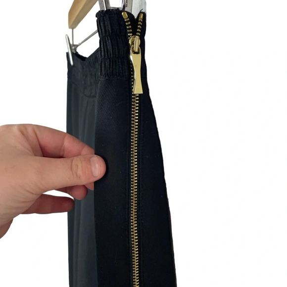 Kate Spade Blaze A Ankle Straight Leg Zip Trousers in Black Size 6 - Picture 6 of 12